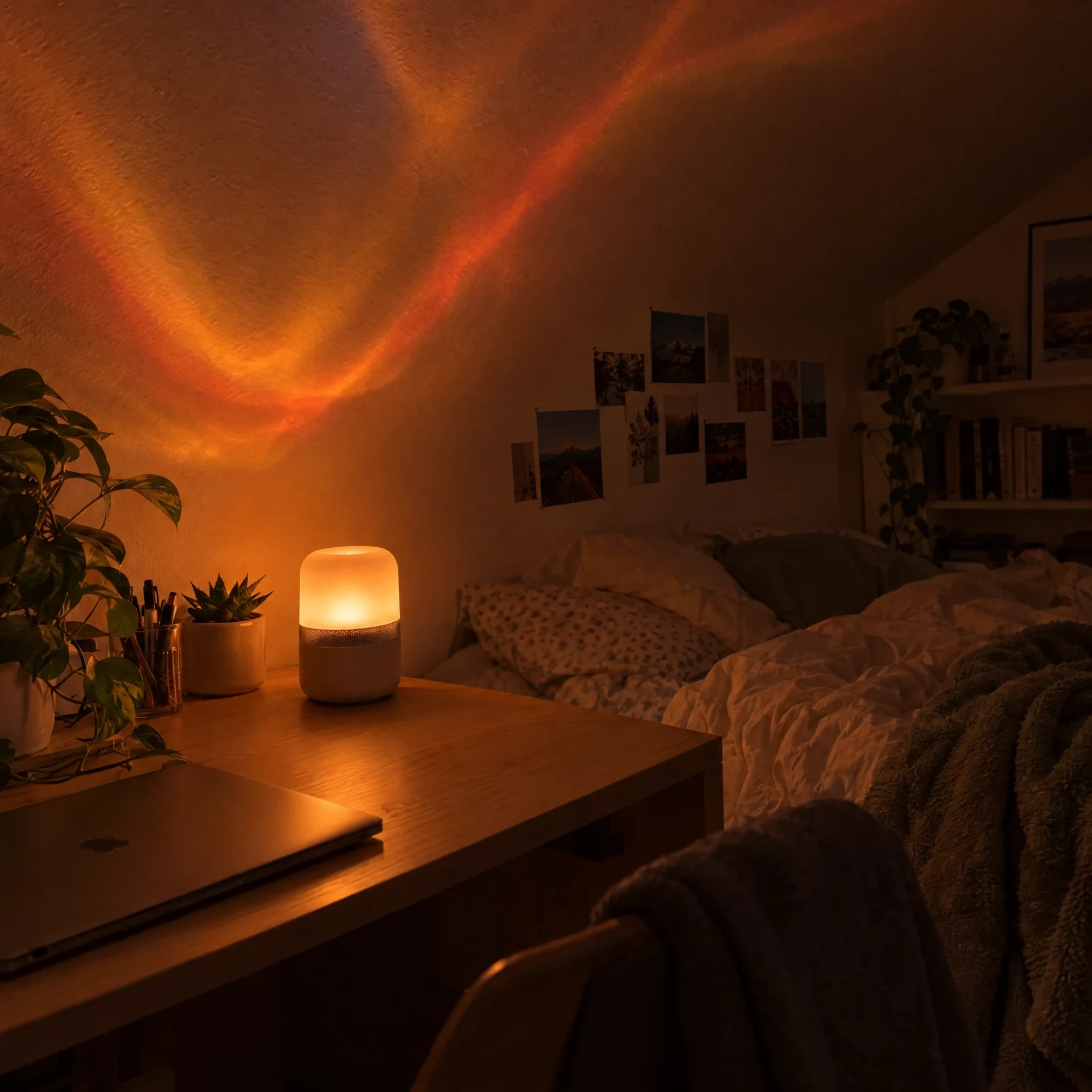Habitación juvenil iluminada con Clavelux